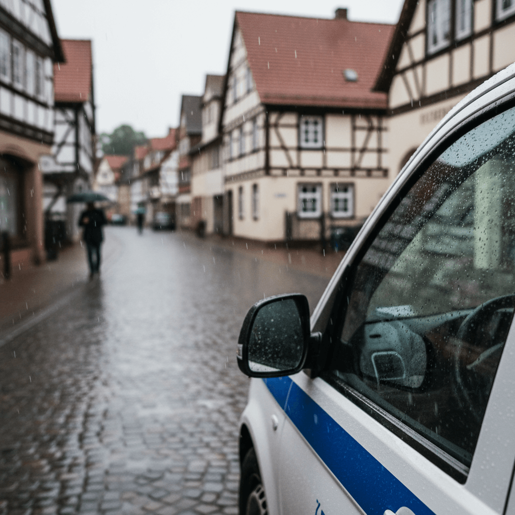 Einsatzfahrzeug vor Ort